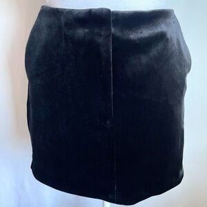 Express Velvet Mini Skirt
